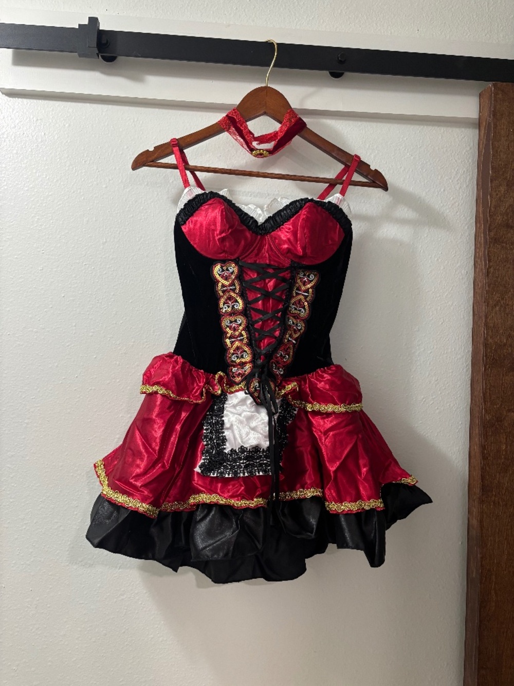 Dreamgirl Sexy Sultry Little Red Riding Hood Halloween Costume Sz Small Dress